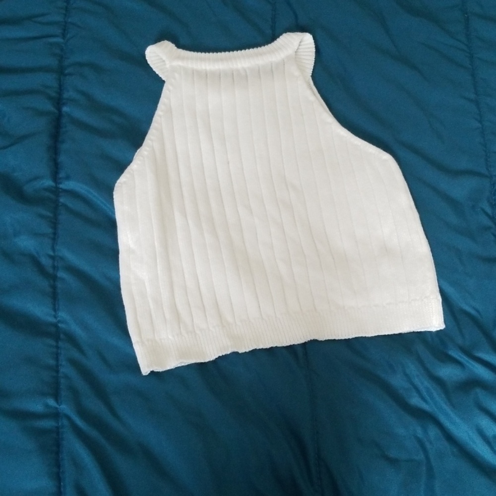 White tank top